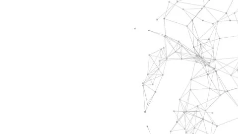 Abstract geometric background. Plexus mesh backdrop illustration. Stock Illustration
