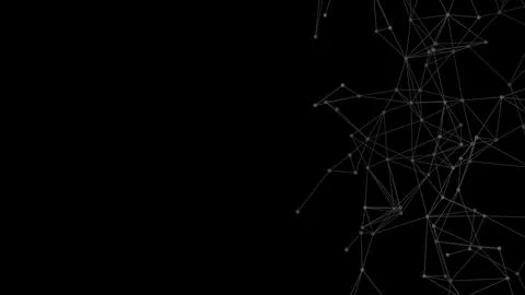 Abstract geometric background. Plexus mesh backdrop illustration. Stock-Illustration