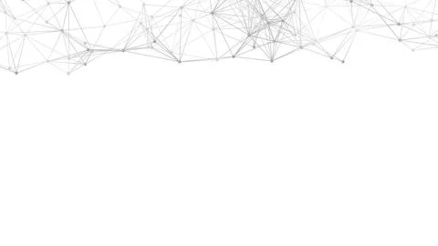 Abstract geometric background. Plexus mesh backdrop illustration. Stock Illustration