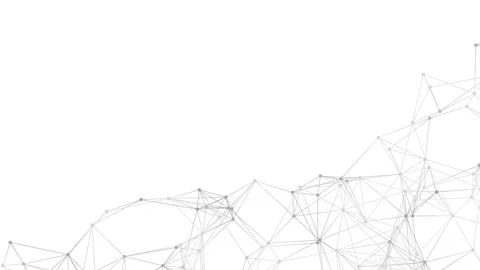 Abstract geometric background. Plexus mesh backdrop illustration. 库存插图