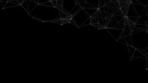 Abstract geometric background. Plexus mesh backdrop illustration. イラスト素材