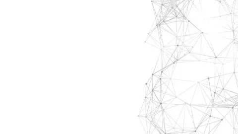Abstract geometric background. Plexus mesh backdrop illustration. Stock Illustration