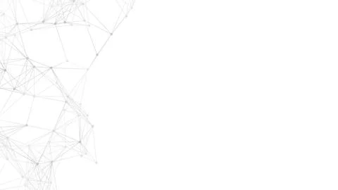 Abstract geometric background. Plexus mesh backdrop illustration. Stock Illustration