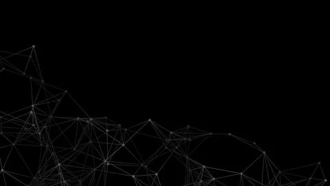 Abstract geometric background. Plexus mesh backdrop illustration. Stock Illustration