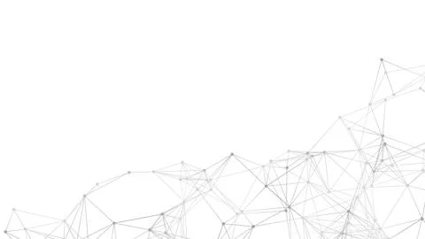 Abstract geometric background. Plexus mesh backdrop illustration. 库存插图