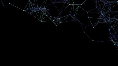 Abstract geometric background. Plexus mesh backdrop illustration. Illustrazione stock