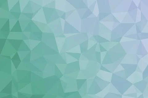 Abstract geometric background with polygon shapes in blue and green Stock Illustration