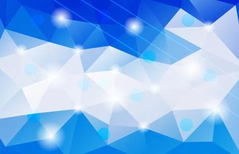 Abstract geometric background with polygons. Stock Illustration