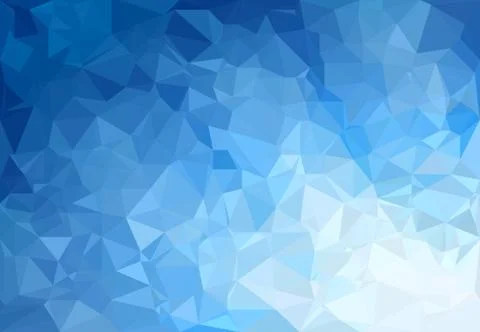 Abstract geometric background with polygons turquoise color. blue background Stock Illustration