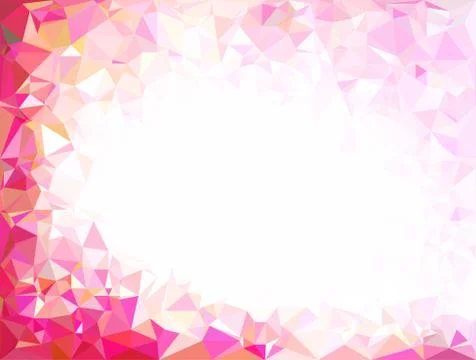 Abstract geometric background with polygons turquoise color. Vector EPS10 ill Stock Illustration