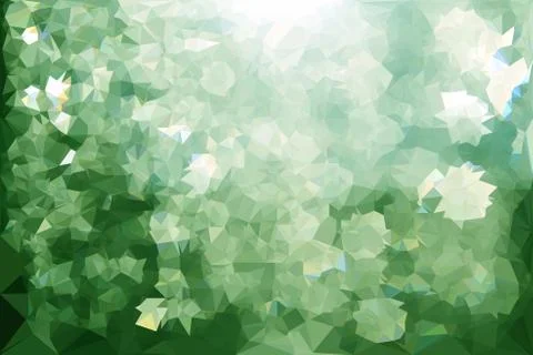 Abstract geometric background with polygons turquoise color. Vector EPS10 ill Stock Illustration
