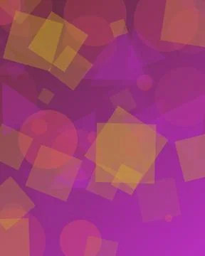 Abstract Geometric Background with Purple Overlapping Shapes and Translucen.. Stock Illustration