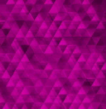 Abstract geometric background with purple triangles. Geometric texture. Vecto Stock Illustration