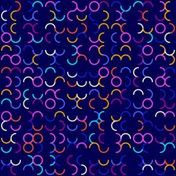 Abstract geometric background, random colored sticks. Seamless pattern. Stock Illustration