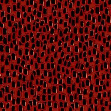 An abstract geometric background with red elements arranged randomly, some .. Stock Illustration