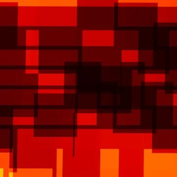 Abstract geometric background - red orange design artworks - generative art m Stock Illustration