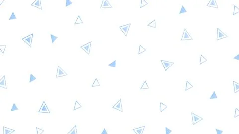 Abstract Geometric Background with Scattered Light Blue Triangles Stock Illustration