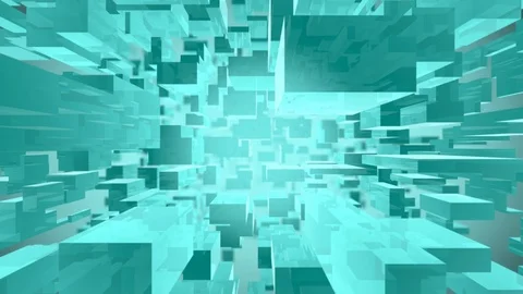 Abstract geometric background. Seamless loop Stock Footage 89322169