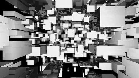 Abstract geometric background. Seamless loop Stock Footage 89322984