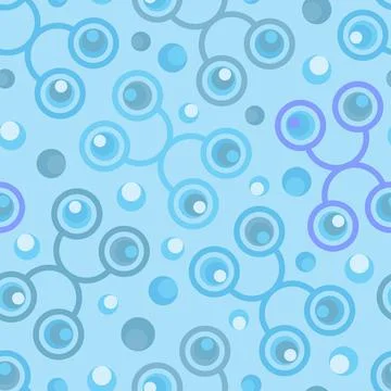 Abstract geometric background. Seamless vector polka dots pattern design. Illustrazione stock