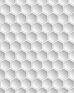 Abstract geometric background seamless wallpaper with hexagons. Vector illu.. Stock Illustration
