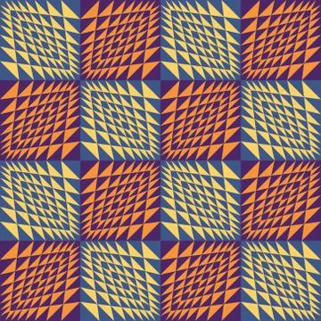 Abstract geometric background. Seamless wavy pattern Stock Illustration