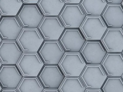 Abstract geometric background with shapes. 3D Stock Illustration