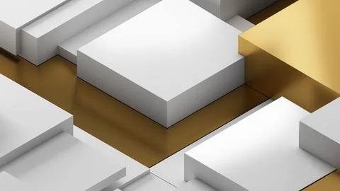 Abstract geometric background shapes colour square in relief, both high and.. Stock Illustration