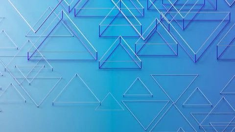 Abstract geometric background shapes Colour triangle in relief, both high a.. Stock Illustration