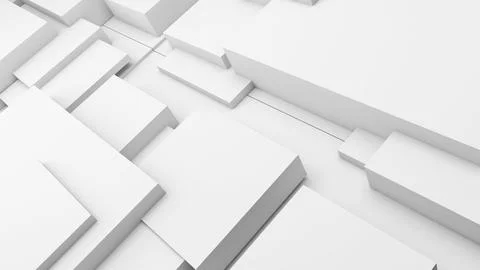 Abstract geometric background shapes white square in relief, both high and .. 스톡 일러스트