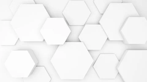 Abstract geometric background shapes white hexagon in relief, both high and.. 스톡 일러스트