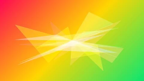 Abstract geometric background, with sharp triangular, shapes and vibrant, g.. Stock Photos