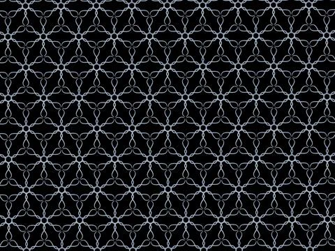 Abstract geometric background in silver gradients over black background. for  Stock Illustration