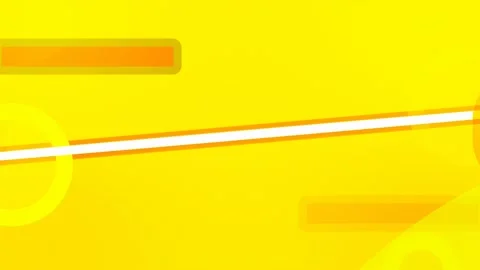 Abstract geometric background from simple orange and yellow shapes Stock Footage 177540572