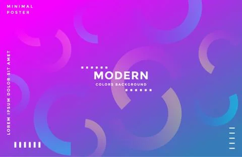 Abstract geometric background. Simple shapes compositions Stock Illustration