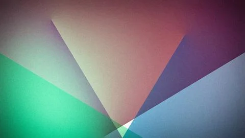 Abstract geometric background with soft gradients of green, brown, purple, .. Stockillustratie