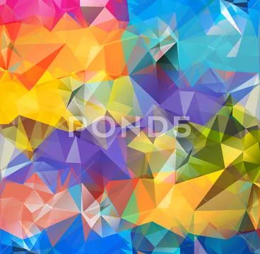 Abstract geometric background space Stock Illustration