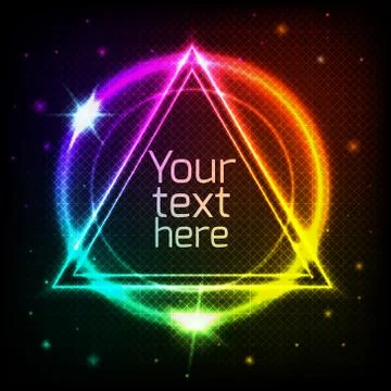 Abstract geometric background with space for your text Stock Illustration