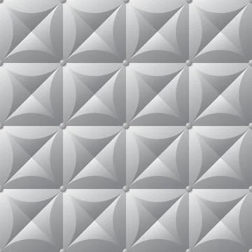 Abstract geometric background with squares circles and crosses in a 3D effect Stock Illustration