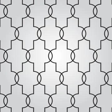 Abstract geometric background with techno ornament Stock Illustration
