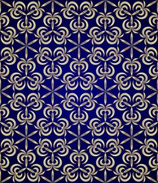 Abstract geometric background with techno ornament Stock Illustration