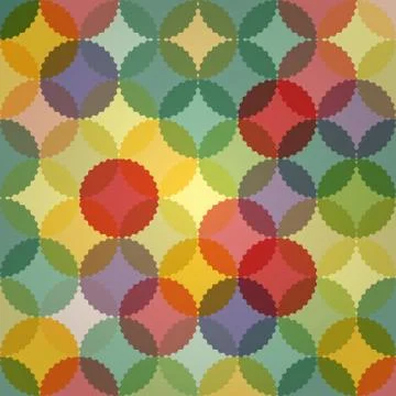 Abstract geometric background with techno ornament Stock Illustration
