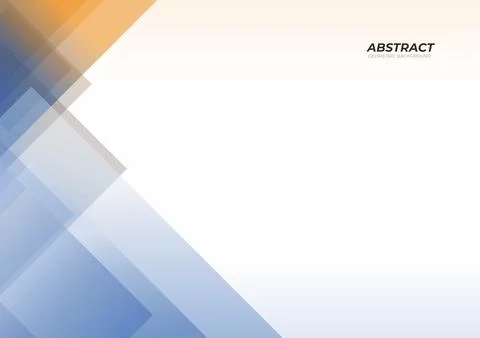 Abstract geometric background template. Abstract transparent blue and green g Stock Illustration