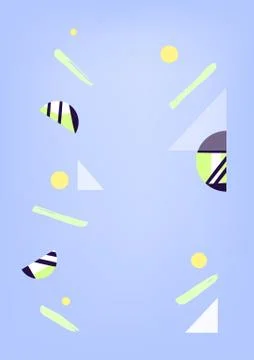 Abstract geometric background. Template for trendy  social media story design Stock Illustration