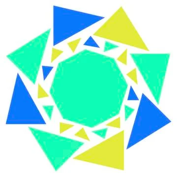 Abstract geometric background texture for design. Large and small triangles o Stock Illustration