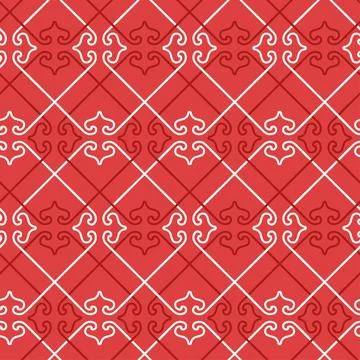 Abstract Geometric Background Texture, Geometric Shape Seamless Pattern Mandala 스톡 일러스트