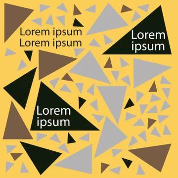 Abstract geometric background texture for poster cover design. Vector banner  Stock Illustration