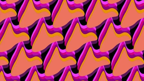 Abstract geometric background. Transfusion of color. 80-e. Stock Footage 257336891