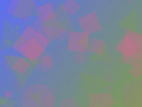 Abstract Geometric Background with Translucent Shapes and Soft Color Gradie.. 스톡 일러스트