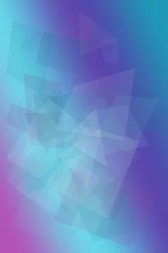 An abstract geometric background of translucent triangles and squares in a .. Stock Illustration